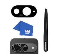 MMOBIEL Back Rear Camera Glass Lens Replacement Compatible with Google Pixel 9 - Pre-Installed Adhesive, Tweezer and Cloth