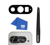 MMOBIEL Back Rear Camera Glass Lens Replacement Compatible with Google Pixel 9 Pro - Pre-Installed Adhesive, Tweezer and Cloth