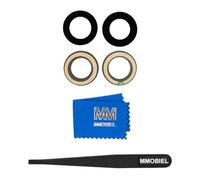 MMOBIEL Back Rear Camera Glass Lens Replacement Compatible with iPhone 15/15 Plus - Incl. Double Sided Adhesive, Tweezer and Cloth.