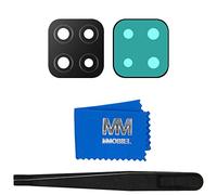 MMOBIEL Back Rear Camera Glass Lens Replacement Compatible With Samsung Galaxy M22-6.4 inch - 2021 - Incl. Double Sided Adhesive, Tweezer and Cloth