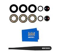 MMOBIEL Back Rear Camera Glass Lens Replacement Compatible with Samsung Galaxy S23 Ultra 5G 2023. - Incl. Double Sided Adhesive, Tweezer and Cloth.