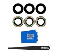 MMOBIEL Back Rear Camera Glass Lens Replacement Compatible with Samsung Galaxy S24 - Pre-Installed Adhesive, Tweezer and Cloth