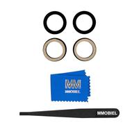 MMOBIEL Back Rear Camera Glass Lens Replacement Compatible with Samsung Galaxy Z Flip5 - Pre-Installed Adhesive, Tweezer and Cloth