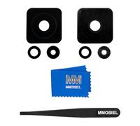 MMOBIEL Back Rear Camera Glass Lens Replacement Compatible with Xiaomi 12T 2022 - Incl. Double Sided Adhesive, Tweezer and Cloth.