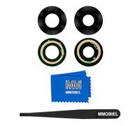 MMOBIEL Back Rear Camera Glass Lens Replacement Compatible with Xiaomi 13T / 13T Pro - Pre-Installed Adhesive, Tweezer and Cloth