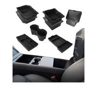 MMOBIEL Center Console Organizer Tray for Tesla Model Y/YL Juniper 2025-2026 Accessories 6PCS Car Accessories Interior - ABS & Silicone Organizers, Trays, Cup Holder, Armrest Box - Non-Slip