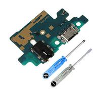 MMOBIEL Charging Connector Compatible with Samsung Galaxy A40 2019 - USB C Dock Connector - with Audio Jack/Microphone/Antenna Replacement - Incl. Screwdriver