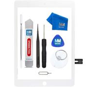 MMOBIEL Digitizer Repair Kit Compatible with iPad 6.Gen 2018 9.7 Inch (White) Touchscreen Display Assembly