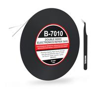 MMOBIEL Double Sided Adhesive Tape 1mm 50m Roll (164ft) Black Ultra Thin Mounting Tape for LCD Screen Repair, Smartphone Tablet Laptop Glass Fix