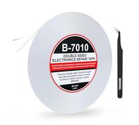 MMOBIEL Double Sided Adhesive Tape 2mm 50m Roll Ultra Strong White Mounting Tape for LCD Screen Repair, Smartphone Tablet Laptop Glass Fix, Indoor Outdoor Use