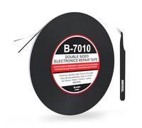 MMOBIEL Double Sided Adhesive Tape 5mm 50m Roll (164ft) Black Ultra Strong Mounting Tape for LCD Screen Repair, Smartphone Tablet Laptop Glass Fix