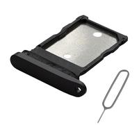 MMOBIEL Dual SIM Card Tray Compatible with Google Pixel 9 Pro XL - SIM Slot Tray Holder - Dual SIM Holder Replacement - Incl. SIM Card Removal Tool and Waterproof Rubber Ring - Black