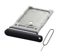 MMOBIEL Dual SIM Card Tray Compatible with Samsung Galaxy S23 / S23 Plus - SIM Slot Tray Holder - Dual SIM Holder Replacement - Incl. SIM Card Removal Tool and Waterproof Rubber Ring - Black