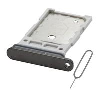 MMOBIEL Dual SIM Card Tray Compatible with Samsung Galaxy S24 Ultra - SIM Slot Tray Holder - Dual SIM Holder Replacement - Incl. SIM Card Removal Tool and Waterproof Rubber Ring - Black