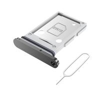 MMOBIEL Dual SIM Card Tray Compatible with Samsung Galaxy S25 Edge - Slot Tray Holder - Dual SIM Card Holder Replacement - Incl. Removal Tool and Waterproof Rubber Ring - Black