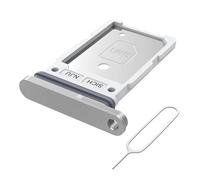 MMOBIEL Dual SIM Card Tray Compatible with Samsung Galaxy S25 Ultra - Slot Tray Holder - Dual SIM Card Holder Replacement - Incl. Removal Tool and Waterproof Rubber Ring - Black