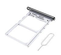 MMOBIEL Dual SIM Card Tray Compatible with Samsung Galaxy Z Flip7 - Slot Tray Holder - Dual SIM Card Holder Replacement - Incl. Removal Tool and Waterproof Rubber Ring - Jet Black