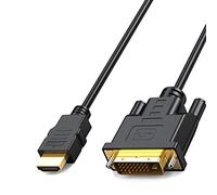 MMOBIEL HDMI to DVI Cable Adapter - Bi-directional DVI-D Dual Link to HDMI Cable Converter Supports All High Resolution LCD and LED Monitors and Tv’s 1080p High-Speed Gold Connectors - 3ft 3in /1m