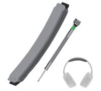 MMOBIEL Headband Replacement for Bose QuietComfort 35, 35 II, 45 (QC35, QC35 II, 45) Over-Ear Headphone Protein PU Headband Top Pad Cushion - Headphone Replacement Band - Grey