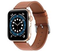 MMOBIEL Leather Watch Band Compatible with Apple Watch Band 42mm 44mm 45mm 49mm - Leather Wristband Replacement Strap Compatible with iWatch Series Ultra / 2, 9 8 7 6 5 4 3 2 1 SE