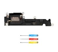 MMOBIEL Loud Speaker Compatible with iPhone 15 Plus - Speaker Repair - Phone Loudspeaker Replacement - Ringer, Buzzer Repair - Incl. Flex Cable and Screwdrivers