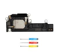 MMOBIEL Loud Speaker Compatible with iPhone 15 - Speaker Repair - Phone Loudspeaker Replacement - Ringer, Buzzer Repair - Incl. Flex Cable and Screwdrivers