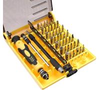 MMOBIEL Mini Screwdriver Repair Set 45 in 1 for Laptop, Smartphone, Tablet, PC, Computer, Console and More - Magnetic Small Precision Screwdriver Kit - Torx Bit Tool Set - 6089C