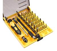 MMOBIEL Mini Screwdriver Repair Set 45 in 1 for Laptop, Smartphone, Tablet, PC, Computer, Console and More - Magnetic Small Precision Screwdriver Kit - Torx Bit Tool Set - 6089B