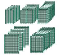 MMOBIEL PCB Board Prototype Kit Compatible with Arduino Kits and DIY Electronic Projects - Printend Circuit Board - 40 Pcs - 5 Sizes Universal Kit