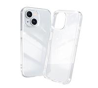 MMOBIEL Phone Case Compatible with iPhone 15 - Clear Case - Slim Fit Shockproof Phone Protector - Casing with Shock Absorption Bumper - Ultra Thin