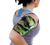MMOBIEL Phone Holder for Running Stretchable - Size L - Armband 12-15 in. Arm Circumference - Sports Armband Phone Holder with Zip for Running, Cycling and Other Sports for All Phones - Camouflage