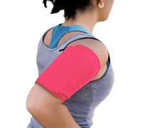 MMOBIEL Phone Holder for Running Stretchable - Size L - Armband 12-15inches Arm Circumference - Sports Armband for Running, Cycling and Other Sports for All Phones - Pink