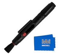 MMOBIEL Professional Carbon Cleaning Brush Compatible with DSLR Camera Lenses and Filters Dry Preclean with Microfibre Cleaning Cloth