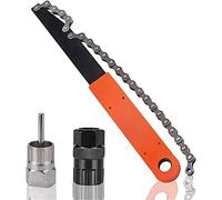 MMOBIEL Professional Sprocket Remover Bike Chain Whip & freewheel Removal Tool for 7-12 Speed Chains Incl. Bottom Bracket Cassette Removal Tool