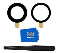 MMOBIEL Rear Camera Glass Lens Compatible with iPhone 13/13 Mini 2021 Camera Glass with Double Sided Adhesive Tweezers and Cloth Included