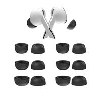 MMOBIEL Replacement Ear Tips for Samsung Galaxy Buds 3 Pro 3 Pairs (S/M/L) Silicone Earbuds - Anti-Slip, Noise-Isolating, Secure Fit - Fits in Charging Case - Dark Grey