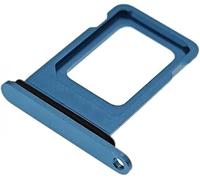 MMOBIEL SIM Card Slot Tray Holder Replacement Compatible With iPhone 12-6.1 inch - 2020 - Incl. Rubber Gasket and Sim Pin - Blue