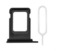 MMOBIEL SIM Card Tray Compatible with iPhone 12 mini - SIM Card Slot Tray Holder - SIM Holder Replacement - Incl. SIM Removal Tool And Waterproof Rubber Seal Ring - Black