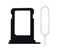 MMOBIEL SIM Card Tray Compatible with iPhone 12 Pro/12 Pro Max - SIM Slot Tray Holder - SIM Holder Replacement - Incl. SIM Card Removal Tool And Waterproof Rubber Seal Ring - Black