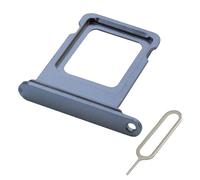 MMOBIEL SIM Card Tray Compatible with iPhone 13 Pro/13 Pro Max - SIM Slot Tray Holder - SIM Holder Replacement - Incl. SIM Card Removal Tool And Waterproof Rubber Seal Ring - Blue