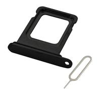 MMOBIEL SIM Card Tray Compatible with iPhone 13 Pro/13 Pro Max - SIM Slot Tray Holder - SIM Holder Replacement - Incl. SIM Card Removal Tool And Waterproof Rubber Seal Ring - Black