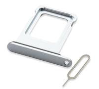 MMOBIEL SIM Card Tray Compatible with iPhone 15/15 Plus - SIM Slot Tray Holder - SIM Holder Replacement - Incl. SIM Card Removal Tool And Waterproof Rubber Seal Ring - Blue