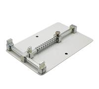 MMOBIEL Universal PCB Holder - Jig Fixture Clamp Reparing Tool - Soldering Kit - Stainless Steel - Motherboard PCB Circuit Board Holder - 12 x 8cm