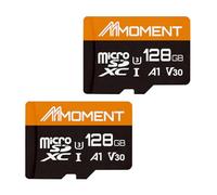 MMOMENT 128GB Micro SDXC Card, A1, UHS-I, U3, V30, Class10 Compatible, Read Speed Up to 95 MB/s,Write Speed Up to 60 MB/s, SD Adapter Included
