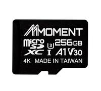 MMOMENT 256GB Micro SDXC Card MM13 Jolly A1 UHS-I U3 V30 Class 10 Compatible Read Speed Up to 100MB/s Write Speed Up to 70MB/s SD Adapter Included