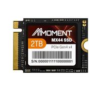 MMOMENT 2TB MX44 M.2 2230 NVMe SSD, PCIe Gen4 x4 Internal SSD, Up to 5100MB/s Read & 4800MB/s Write, Single-Sided, Compact 2230 Form Factor, Compatible with Steam Deck, ROG Ally, Surface Pro/Laptop