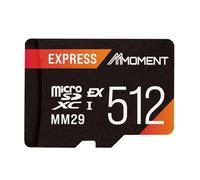 MMOMENT 512GB Micro SD Express Card for Nintendo Switch 2, PCIe Gen3x1, MM29 Model, Up to 880MB/s Read and 650MB/s Write Speed, Black/Orange, Water Resistant Gaming Memory Card