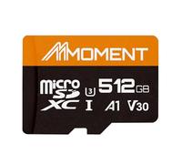 MMOMENT 512GB Micro SDXC Card, A1, UHS-I, U3, Class 10 Compatible, Read Speed Up to 95 MB/s,Write Speed Up to 75 MB/s, SD Adapter Included