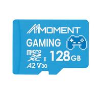 MMOMENT MM23 PRO 128GB microSDXC Card for Gaming | A2 V30 U3 | Read Up to 160MB/s, Write Up to 130MB/s | Handheld Gaming Devices