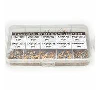 Mmonolithic Multi-layer Ceramic Capacitor MLCC Assorted Kit Box 10values x 50pcs 10pF~680pF Control circuit